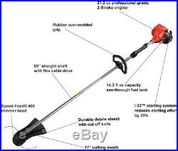 ECHO String Trimmer Straight Shaft 21.2cc Gas Powered 2-Stroke Cycle Engine