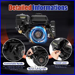 Electric Start Gas Engine 212cc 4-Stroke Horizontal Shaft Motor for Honda GX160