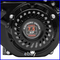 Electric Start Gas Engine 212cc 4-Stroke Horizontal Shaft Motor for Honda GX160