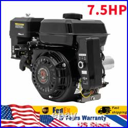 Electric Start Gas Engine 212cc 4-Stroke Horizontal Shaft Motor for Honda GX160