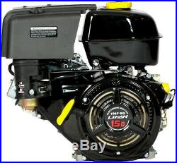 Electric Start Horizontal Keyway Shaft Gas Engine 1 in. 15 HP 420cc OHV