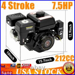 Electric Start Log Splitter 4-Stroke 7.5HP Gas Shaft Motor Version Engine 212CC