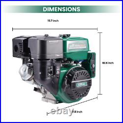 Engine OHV Horizontal Gas Engine Motor Electric Start 420cc 15HP For Mini-Bike