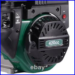 Engine OHV Horizontal Gas Engine Motor Recoil Start 420cc 15HP Rototiller