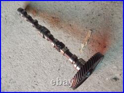 Farmall 400 IH Tractor gas engine camshaft cam shaft & drive gear