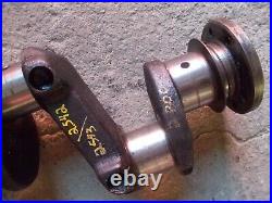 Farmall 400 IH tractor gas engine motor crankshaft crank shaft with gear & nut