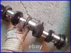 Farmall 400 IH tractor gas engine motor crankshaft crank shaft with gear & nut