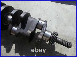 Ford 601 WM tractor Gas engine motor crankshaft crank shaft & drive gear