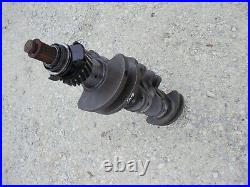 Ford 641 600 tractor Gas engine motor crankshaft crank shaft & gear & balancer