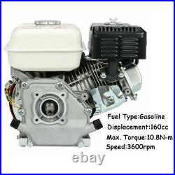 Gas Engine 160cc 4-Stroke OHV 6.5HP Horizontal Shaft Motor For Honda GX160 NEW