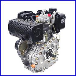 Gas Engine 227cc 4-Stroke Horizontal Shaft Motor with Direct Injection Fuel System
