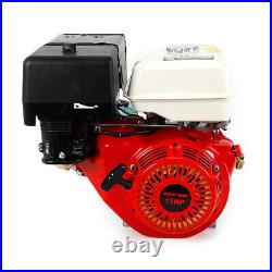 Gas Engine 420cc 4-Stroke OHV 15HP Horizontal Shaft Motor Recoil Pull Start USA