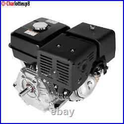 Gas Engine 4-Stroke 420cc 15HP OHV Horizontal Shaft Recoil Start Go Kart Motor