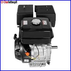 Gas Engine 4-Stroke 420cc 15HP OHV Horizontal Shaft Recoil Start Go Kart Motor