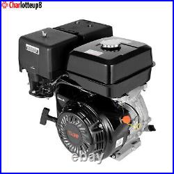 Gas Engine 4-Stroke 420cc 15HP OHV Horizontal Shaft Recoil Start Go Kart Motor