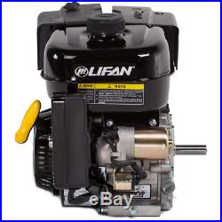 Gas Engine 6.5 HP OHV Electric Start 3/4 in Horizontal Keyway Shaft Quiet Run