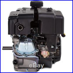 Gas Engine 6.5 HP OHV Electric Start 3/4 in Horizontal Keyway Shaft Quiet Run