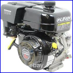 Gas Engine 9 HP 270cc Recoil Start 21 Clutch Gear Reduction Horizontal Shaft