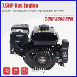 Gas Engine Electric Start Side Shaft Motor OHV Gasoline Engine 3600RPM 7.5HP NEW