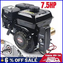 Gas Engine Electric Start Side Shaft Motor OHV Gasoline Engine 3600RPM 7.5HP USA