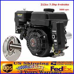 Gas Engine Electric Start Side Shaft Motor OHV Gasoline Engine 3600RPM 7.5HP USA