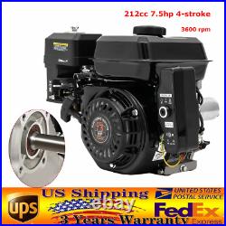 Gas Engine Electric Start Side Shaft Motor OHV Gasoline Engine 3600RPM 7.5HP USA