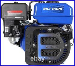 Gas Engine Horizontal Shaft, 212cc Four-Stroke OHV Industrial Grade