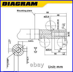 Gas Engine Vertical Shaft, 4.4HP 173Cc 4-Stroke OHV Gas Motor with Primer for La