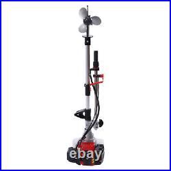 Gas-Powered Outboard Motor Fishing Boat Engine 2.3HP 2-Stroke + Short Shaft 52cc