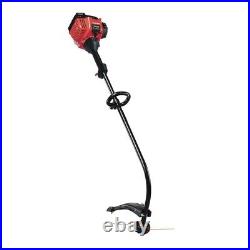 Gas String Trimmer 25cc 2-Cycle Curved Shaft Lawn Weed Edge Garden 16 in Cutting