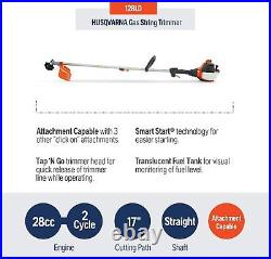 Gas String Trimmer Weed Eater Grass Edger Wacker Husqvarna 17-Inch 28cc Engine