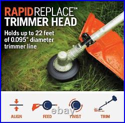 Gas String Trimmer Weed Eater Grass Edger Wacker Husqvarna 17-Inch 28cc Engine