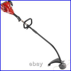 Gas Trimmer Curved Shaft Weed Wacker 2-Cycle 26 CC Weedeater Adjustable Handle