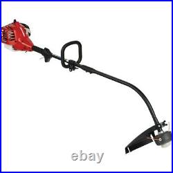 Gas Trimmer Curved Shaft Weed Wacker 2-Cycle 26 CC Weedeater Adjustable Handle