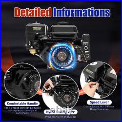 Gasoline Engine Electric Start Side Shaft Gas Go Kart Motor 3600RPM 7.5HP OHV
