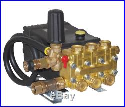 General Pump TSS1511 Triplex Pump Fully Plumbed, 4 GPM @ 3500 PSI, 24 mm Shaft