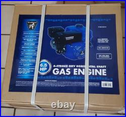 Greyhound 6.5 HP 4 Stroke OHV Horizontal Shaft Gas Engine New In Box 196cc