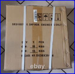 Greyhound 6.5 HP 4 Stroke OHV Horizontal Shaft Gas Engine New In Box 196cc