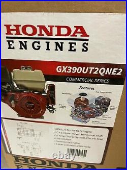 Honda GX390 UT2QNE 1x3-21/32Keyed Shaft, 10 Amp Alternator, Recoil & Electric