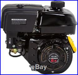 Horizontal Keyway Shaft Gas Engine LIFAN 3/4 in. 6.5 HP OHV Recoil Start