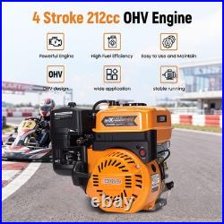 Horizontal Shaft 212cc Gas Engine 7HP OHV Recoil Start for Pressure Washer