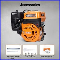Horizontal Shaft 212cc Gas Engine 7HP OHV Recoil Start for Pressure Washer
