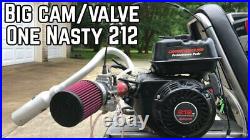 Horizontal Shaft Gas Engine 212cc OHV All Purpose Farm Lawnmower Go-Kart Moped