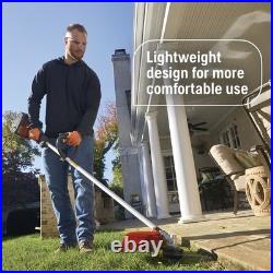Husqvarna 122L Gas String Trimmer, 22-cc, 2-Cycle, 17-Inch Straight-Shaft Gas