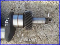 International 300 U Tractor main gas engine motor crank shaft crankshaft & gear