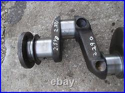 International 300 U Tractor main gas engine motor crank shaft crankshaft + gear