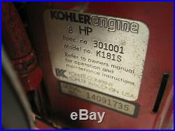 K181S Kohler M8 Magnum 8 Engine Complete withElectric Start Horizontal Shaft 8hp