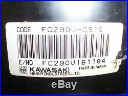 Kawasaki 9hp Vertical Shaft ENGINE FC290V-CS10 1 Shaft John Deere SRX75 SRX85