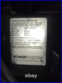 Kohler Command Cv725 69539 25hp Vertical Shaft 1x3 Only 280hrs Tuned Up