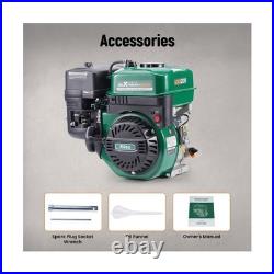 MaXpeedingrods 7HP 212cc Gas Engine, 4 Stroke OHV Horizontal Shaft Gasoline E